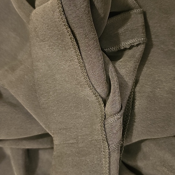 Vintage Calvin Klein Collection 100% Silk 2 Piece Pant Suit Blazer & Trousers 8 - Picture 5 of 6